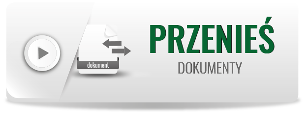 Na zdjęciu widoczny jest szary przycisk a na nim graficzny symbol kartki papieru i strzałek skierowanych w odwrotnych kierunkach oraz napis przenieś dokumenty