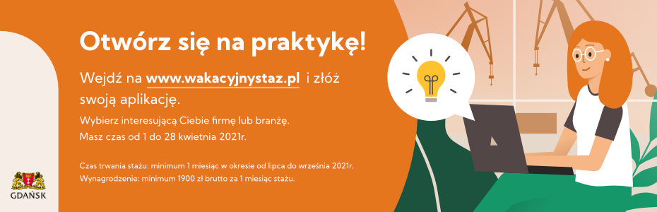 Baner projektu Wakacyjny Staż