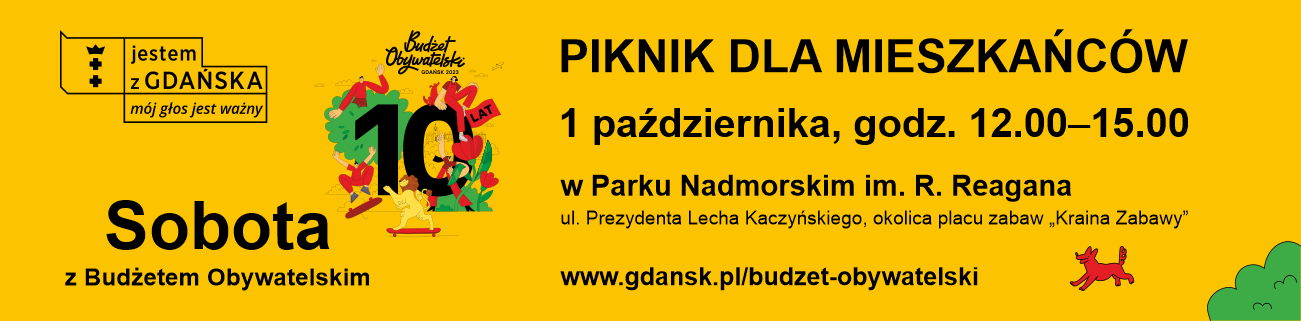 Baner promujący Piknik Budżetu Obywatelskiego