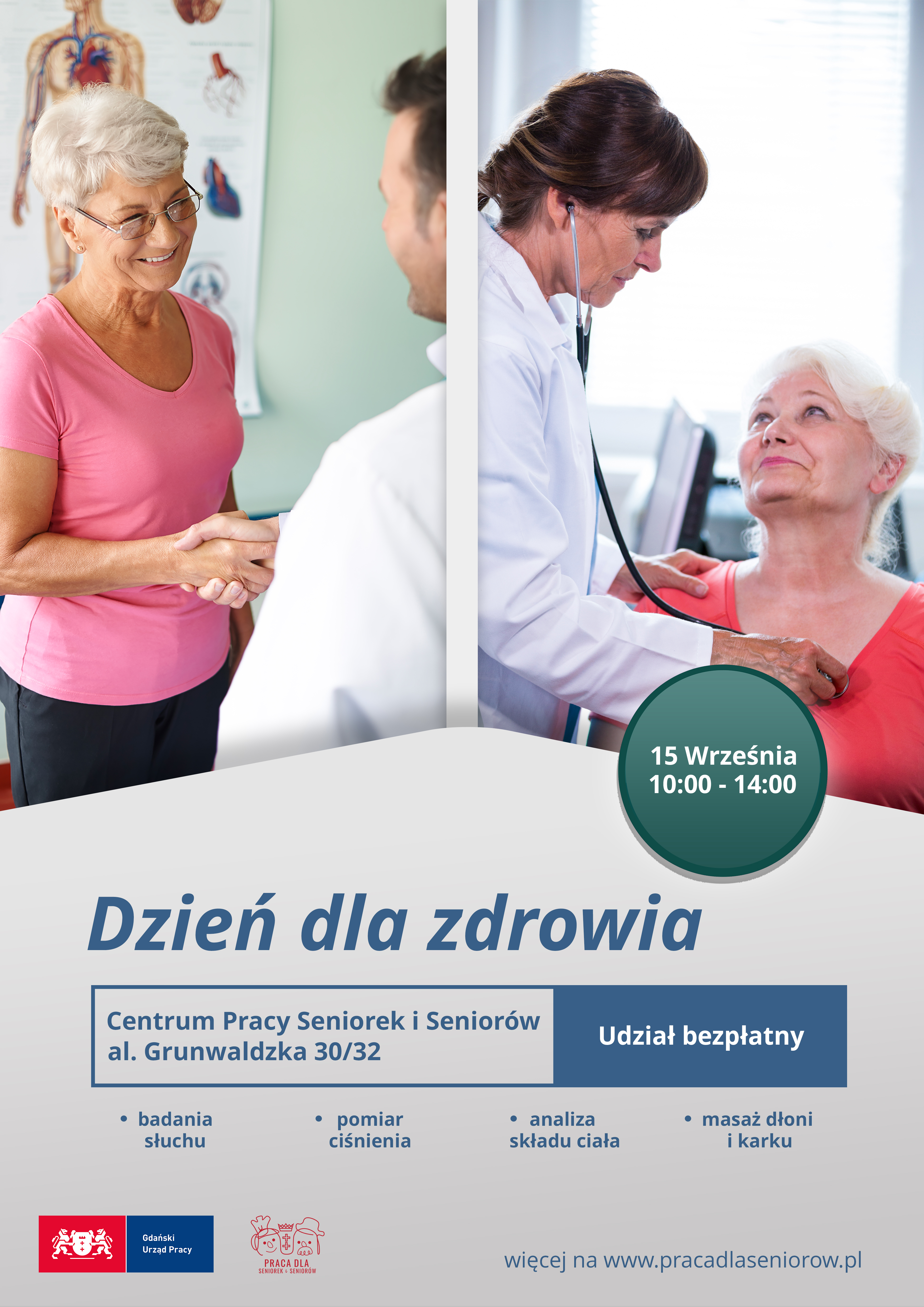 plakat promujący dzień dla zdrowia w CPS