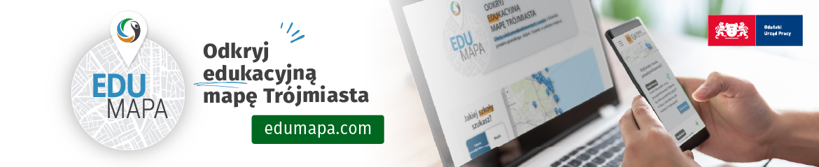 Baner promujący serwis edumapa.com