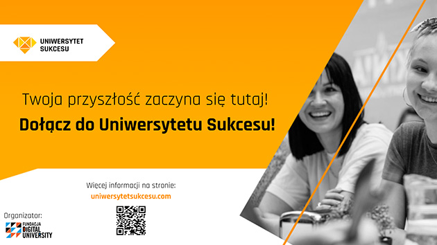 Zdjęcie artykułu Uniwersytet Sukcesu – bezpłatny program aktywizujący dla młodych kobiet (18–25 lat)