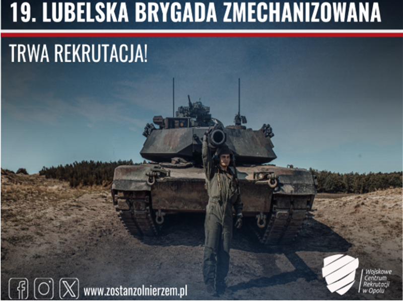 Zdjęcie artykułu 19. Brygada Zmechanizowana w Lublinie poszukuje kandydatów na wolne stanowiska