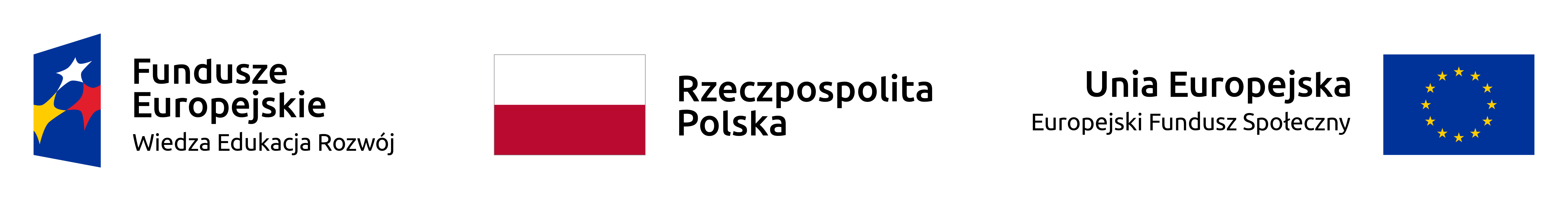 Na zdjęciu widoczne są logotyp Funduszy Europejskich oraz flagi Polski i Unii Europejskiej