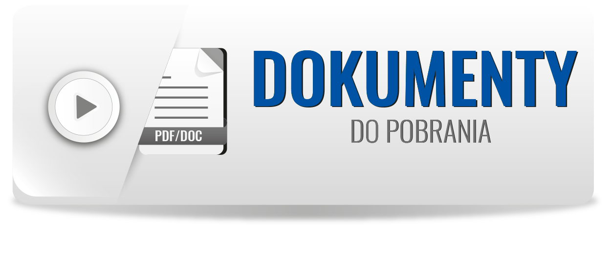 Na zdjęciu widoczny jest szary przycisk a na nim graficzny symbol kartki papieru oraz napis dokumenty do pobrania