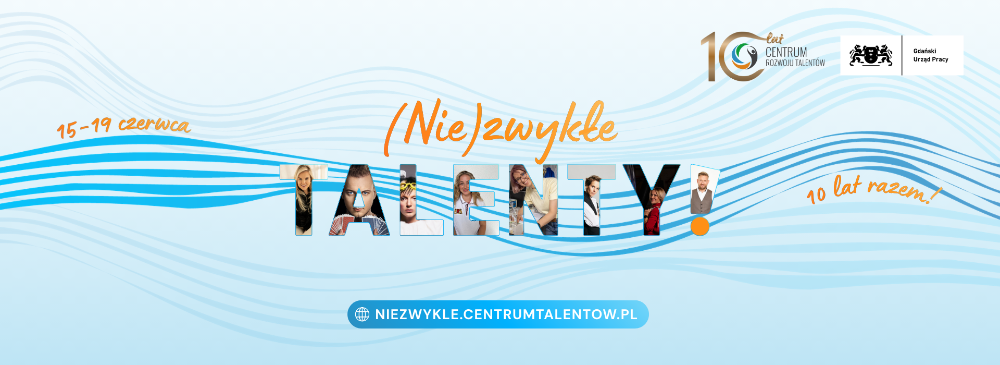 Baner promujący grafikę niezwykłe talenty