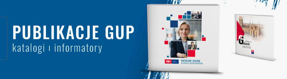 baner z napisem publikacje GUP